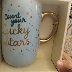 NIB ceramic designer mug